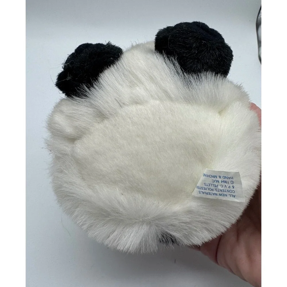 1997 TY  Puffkins Peter Panda Plush Stuffed Animal Heart w tags - Picture 8 of 10
